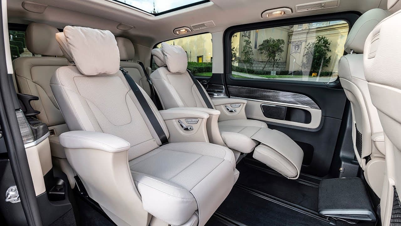 Mercedes V-Class conference-layout interior