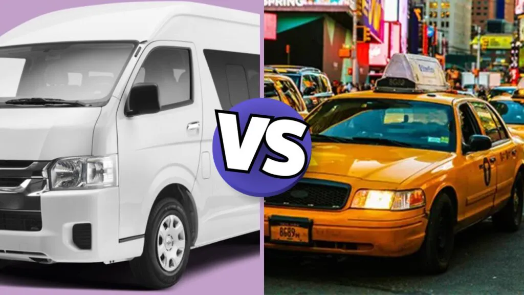 Maxi cab versus taxi comparison in Singapore