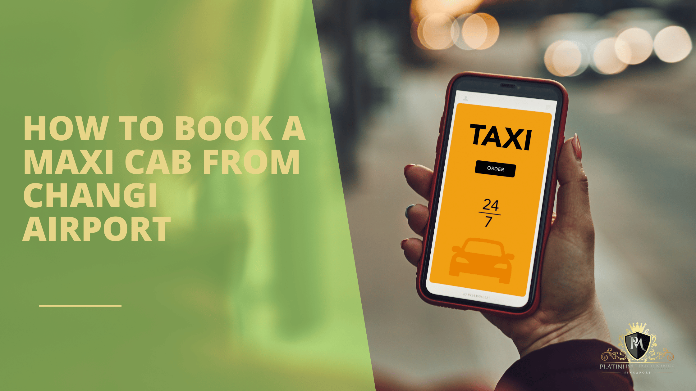 How to Book Maxi Cab from Changi Airport?