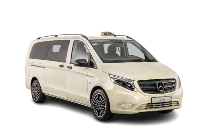 7 seater cab, mercedes vito touter